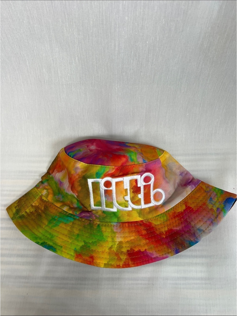 Litti Watercolor Abstract Tie Dye Bucket Hat Adult Reversible Festival